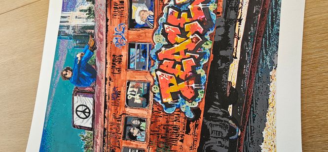 Hovedbilde Peace Train (Giclée-trykk)